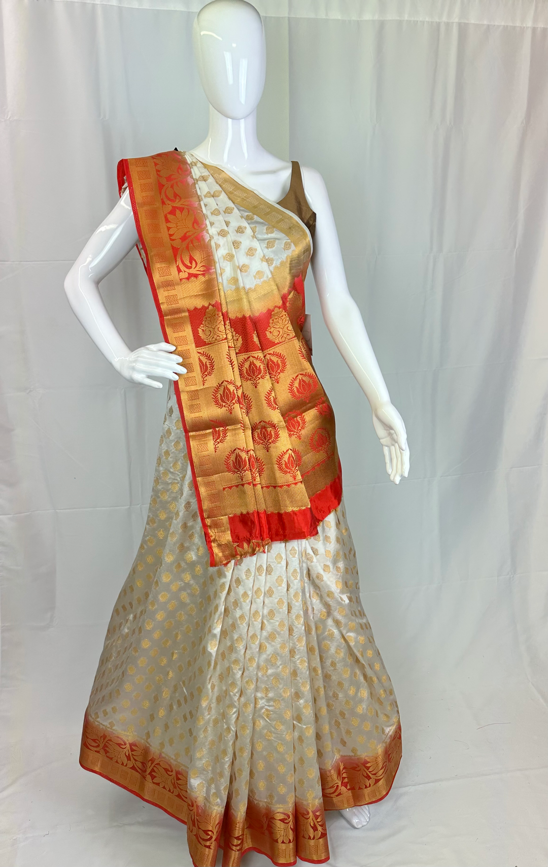 Banarasi Balatan Silk Saree with Matching Blouse Piece - Shree Shringar