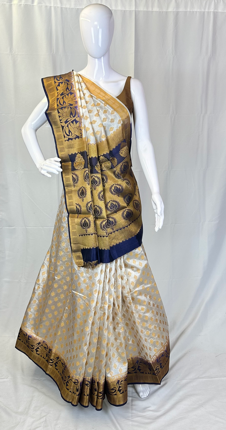 Banarasi Balatan Silk Saree with Matching Blouse Piece - Shree Shringar