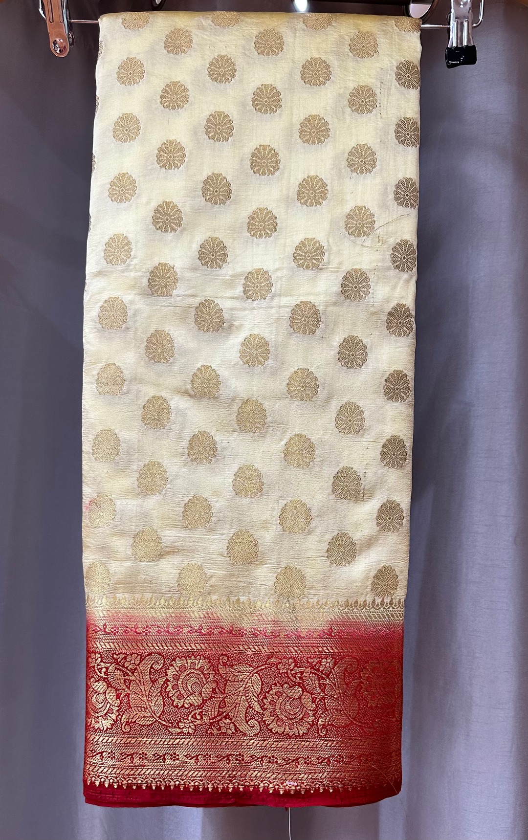 Elegant Banarasi Balatan Silk Saree with Blouse Piece - Traditional Weave - Shree Shringar