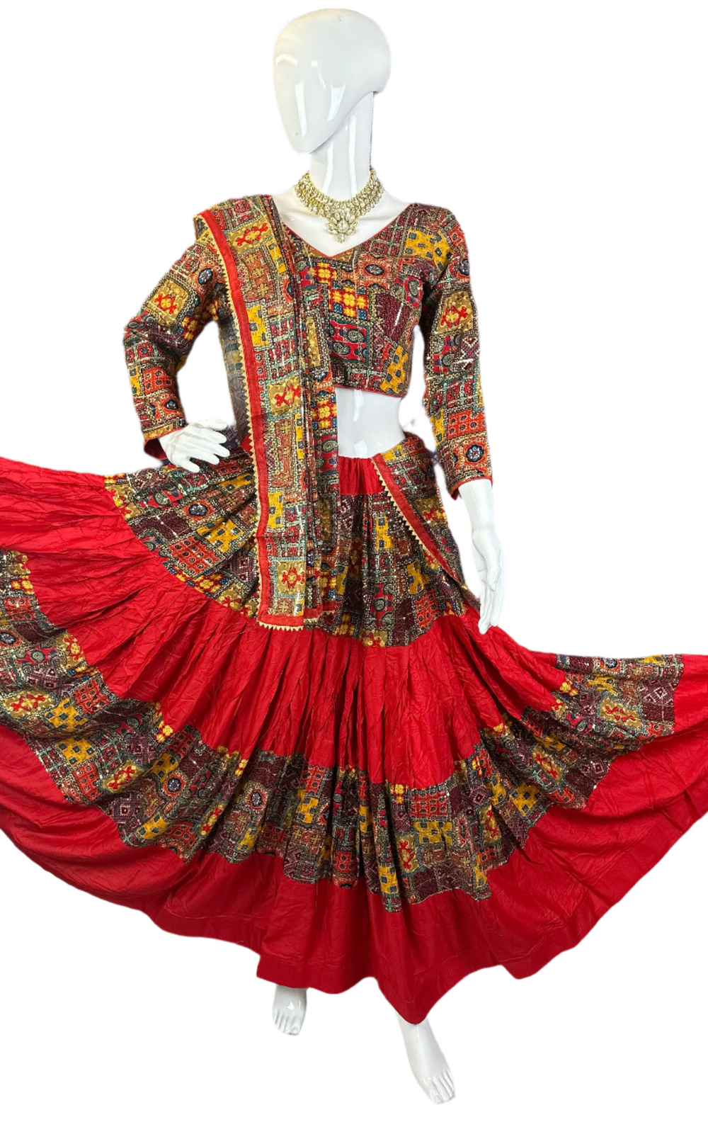 Navratri Chaniya Choli Bandhani Full Flair