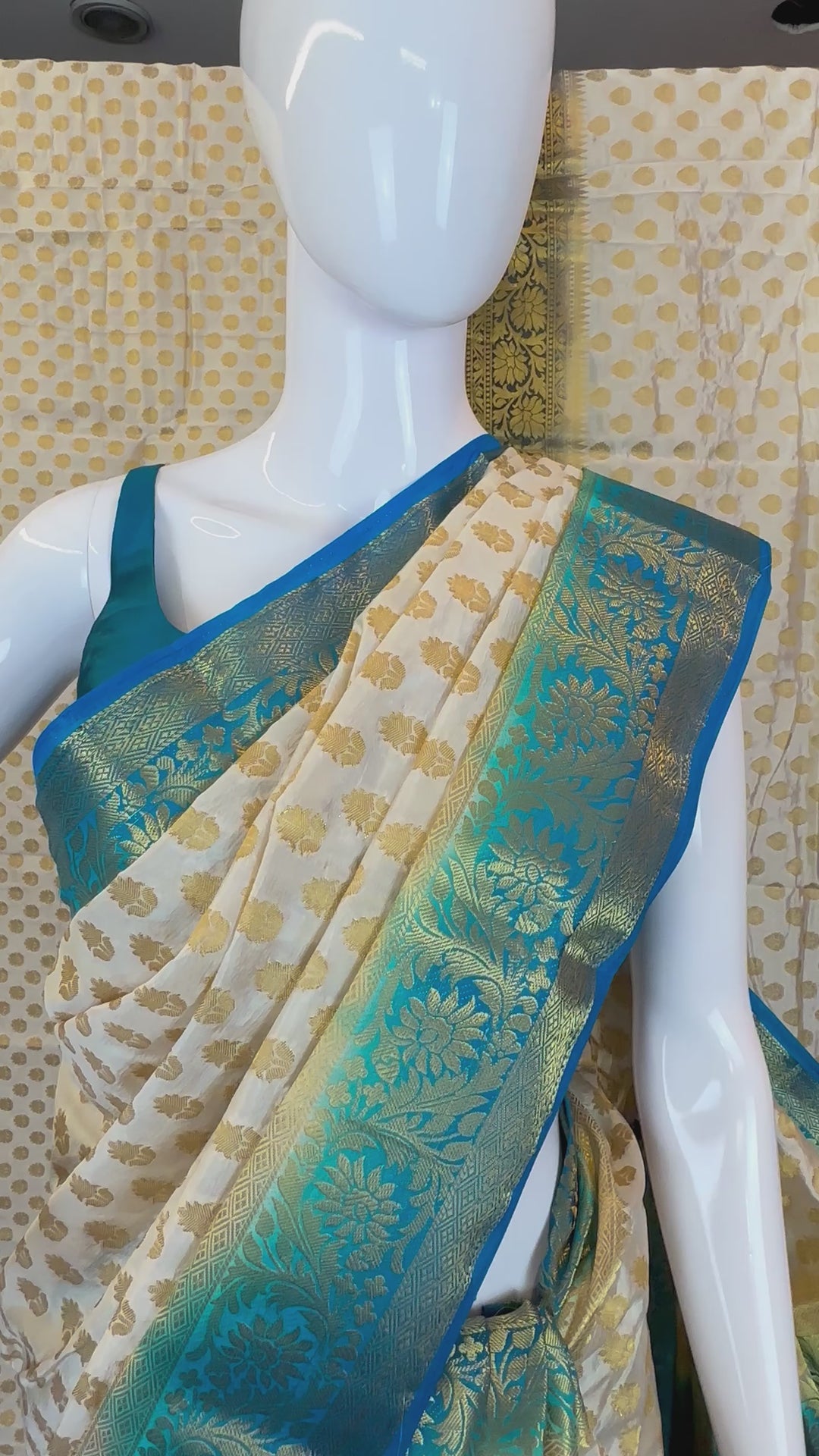 Banarasi Balatan Silk Saree with Matching Blouse Piece