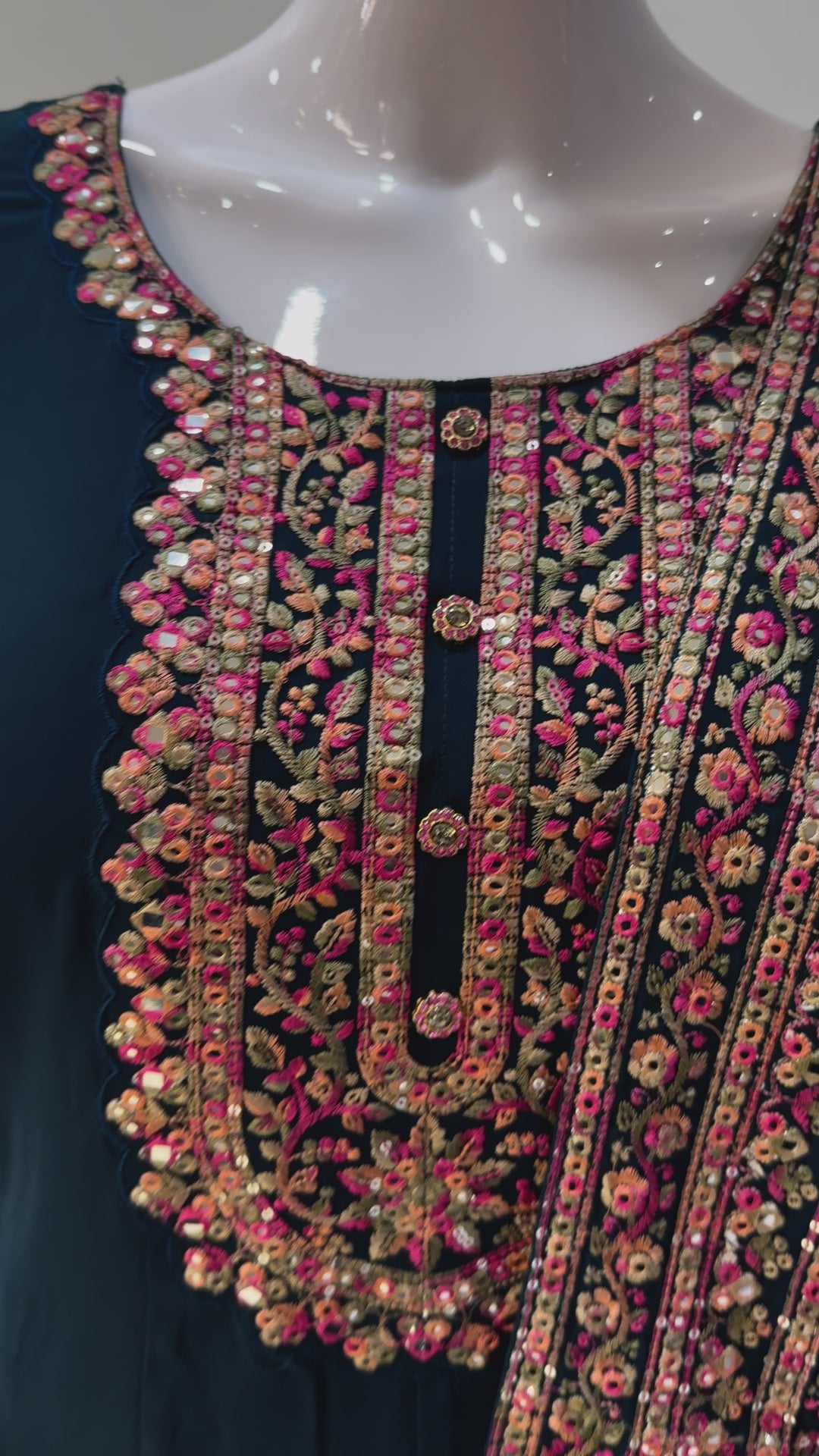 Graceful Anarkali Dress with Exquisite Embroidery – Perfect for Every Occasion